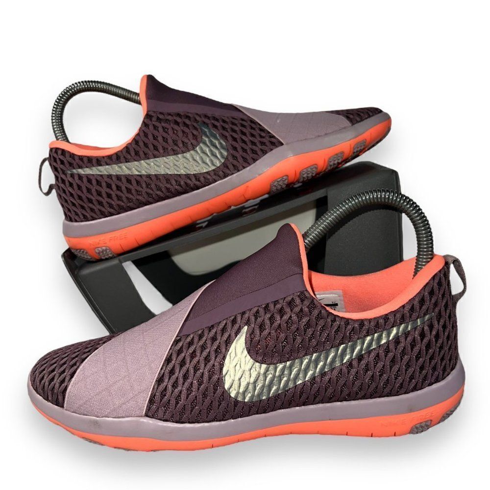 Nike Free Connect Slip-on Purple / Peach‎ / Silver 843966-500 Women's 7
